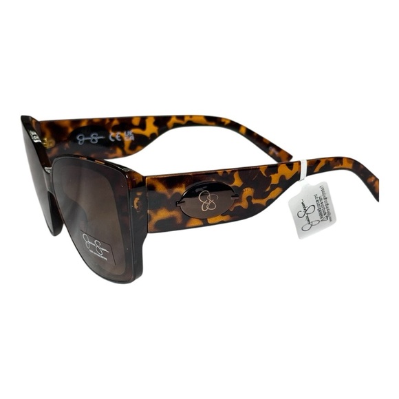 Jessica Simpson Oversized Cat Eye Tortoise Shell Sunglasses JS - Picture 2 of 4
